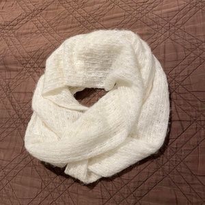 White Infinity Scarf